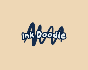 Scribble Mural Artist logo design