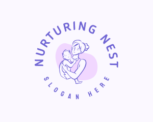 Mother Child Pediatrician logo design