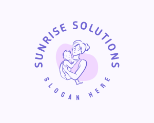 Mother Child Pediatrician logo design