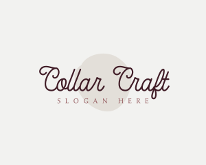 Cosmetics Cursive Wordmark logo design