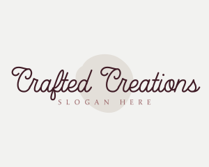 Cosmetics Cursive Wordmark logo design