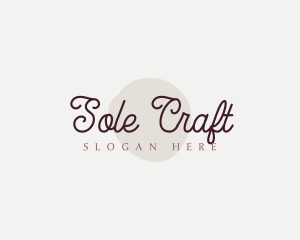 Cosmetics Cursive Wordmark logo design