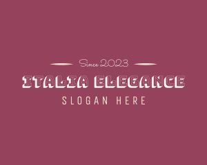 Elegant Line Company logo design