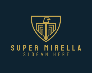 Finance - Modern Eagle Shield Crest logo design