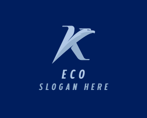 Eagle Aviation Letter K Logo