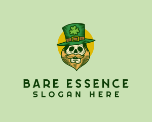 Lucky Skull Leprechaun logo design