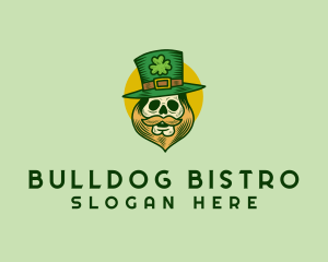 Lucky Skull Leprechaun logo design