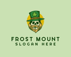 Lucky Skull Leprechaun logo design