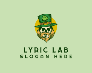 Lucky Skull Leprechaun logo design