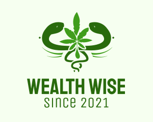 Herbal Medicine - Green Medical Marijuana logo design