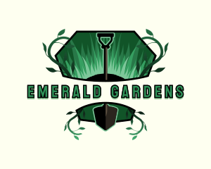 Gardening Vine Shovel logo design