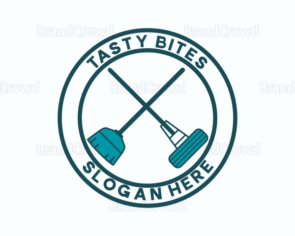 Cleaning Sanitation Housekeeping Logo