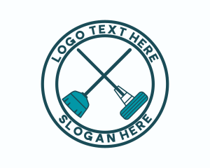 Cleaning - Cleaning Sanitation Housekeeping logo design