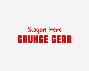 Grunge - Grunge Handwritten Wordmark logo design