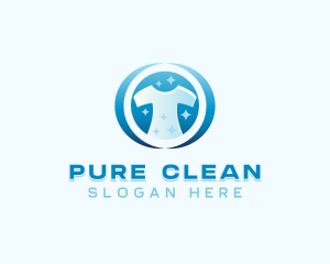 Detergent - T-shirt Clothes Washer logo design