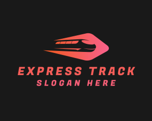 Train - Fast Bullet Train logo design