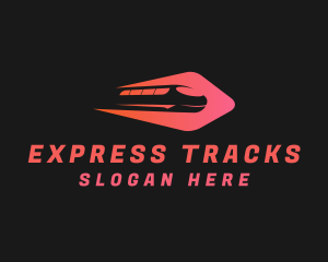 Train - Fast Bullet Train logo design