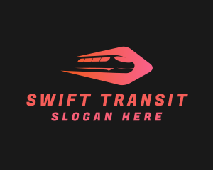 Transit - Fast Bullet Train logo design