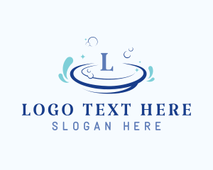 Clean - Clean Dish Bubble logo design