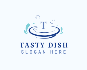 Dish - Clean Dish Bubble logo design