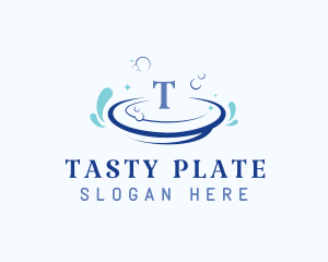 Dish - Clean Dish Bubble logo design