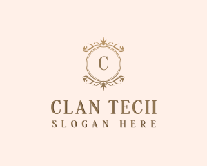 Floral Wreath Beauty Logo