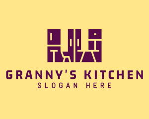 Kitchen Cabinet Furniture logo design