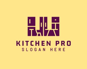 Kitchen Cabinet Furniture logo design