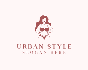 Sexy Woman Lingerie Logo