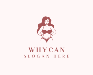 Dermatology - Sexy Woman Lingerie logo design