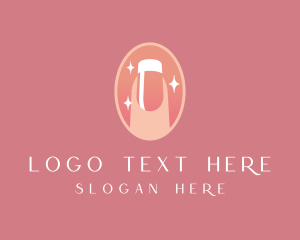 Pink Nail Salon Logo