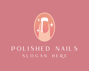 Pink Nail Salon logo design