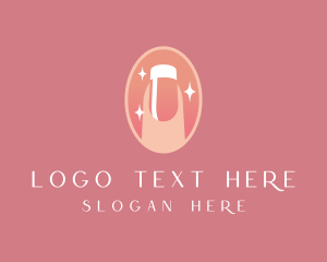 Beauty - Pink Nail Salon logo design