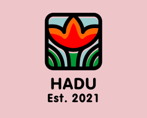 Environment - Tulip Flower App logo design