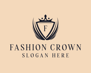 Fashion Crown Shield logo design