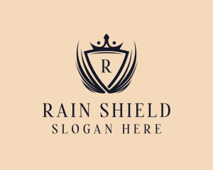 Fashion Crown Shield logo design