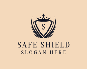 Fashion Crown Shield logo design