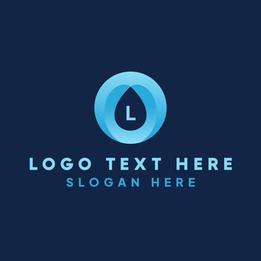 Aquatic Water Drop Logo | BrandCrowd Logo Maker