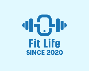 Blue Fitness Training logo design