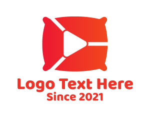 Youtube - Pillow Video Streamer logo design