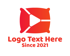 Online - Pillow Video Streamer logo design