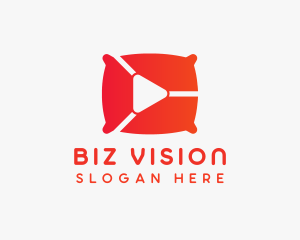 Pillow Video Streamer logo design