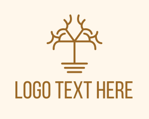 Forest - Simple Tree Branch logo design