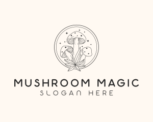 Mushroom - Mushroom Farm Garden logo design