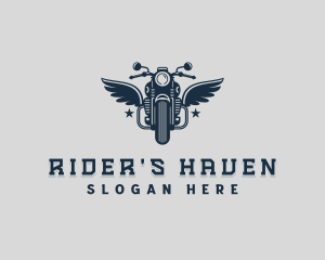 Motorbike Rider Motocross logo design