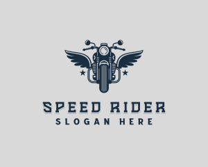 Motorbike - Motorbike Rider Motocross logo design