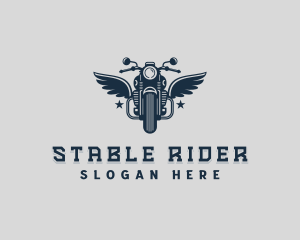 Motorbike Rider Motocross logo design