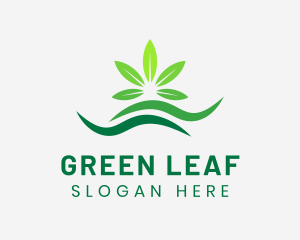 Cannabis - Green Leaf Cannabis logo design