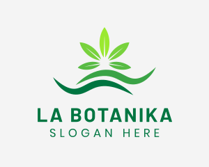 Green - Green Leaf Cannabis logo design