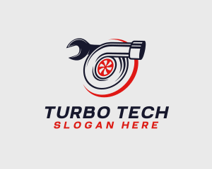 Turbo - Engine Turbo Wrench logo design